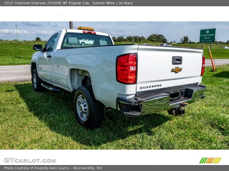 Summit White / Jet Black 2015 Chevrolet Silverado 2500HD WT Regular Cab