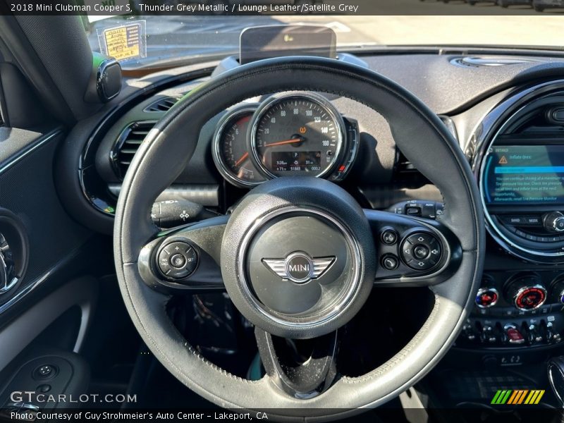 Thunder Grey Metallic / Lounge Leather/Satellite Grey 2018 Mini Clubman Cooper S