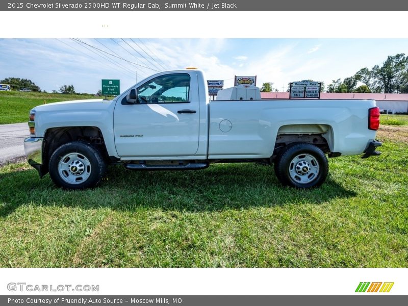 Summit White / Jet Black 2015 Chevrolet Silverado 2500HD WT Regular Cab
