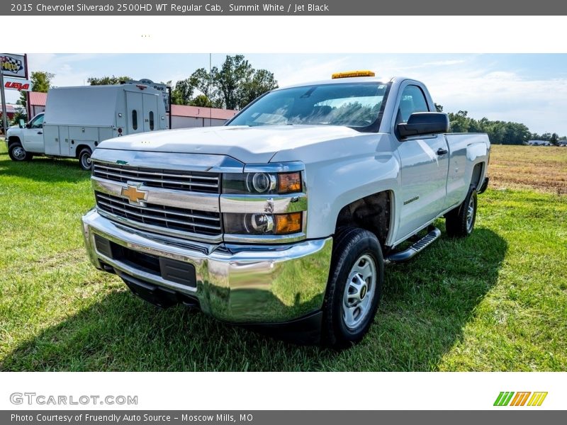 Summit White / Jet Black 2015 Chevrolet Silverado 2500HD WT Regular Cab