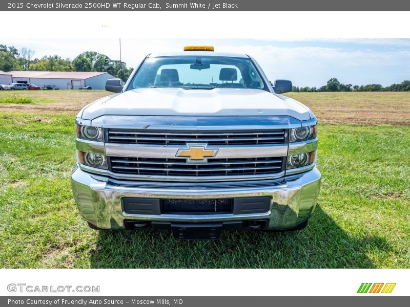 Summit White / Jet Black 2015 Chevrolet Silverado 2500HD WT Regular Cab