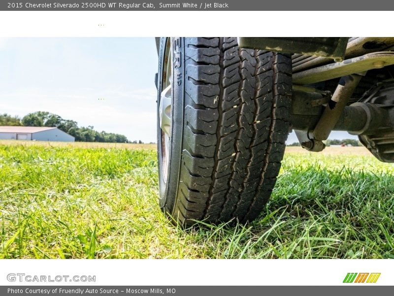 Summit White / Jet Black 2015 Chevrolet Silverado 2500HD WT Regular Cab