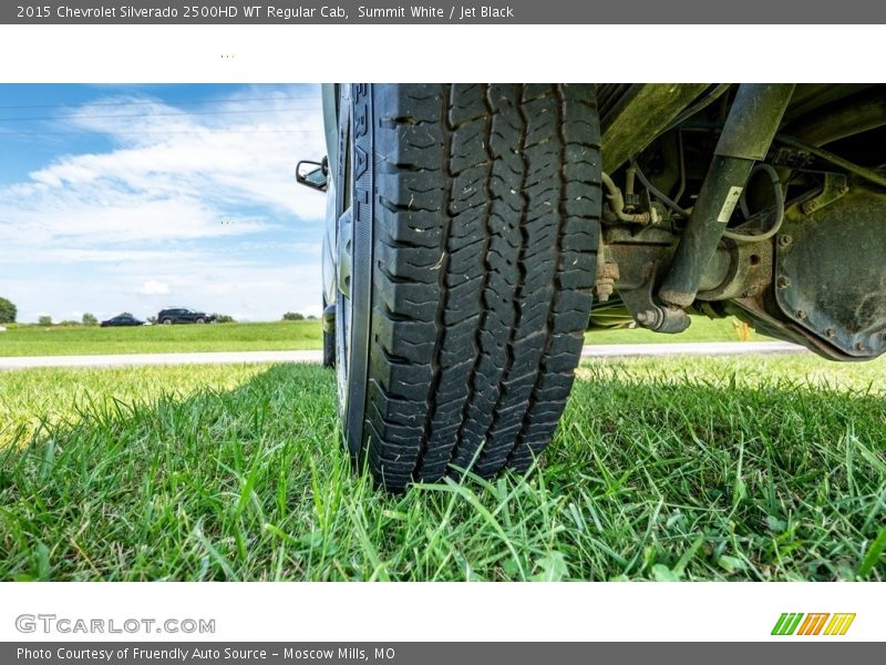 Summit White / Jet Black 2015 Chevrolet Silverado 2500HD WT Regular Cab