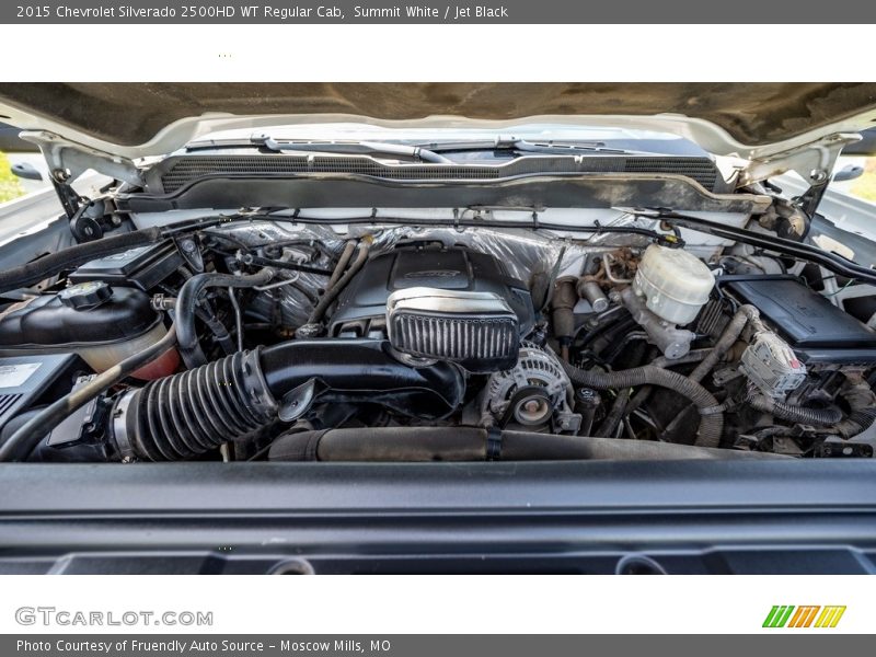 Summit White / Jet Black 2015 Chevrolet Silverado 2500HD WT Regular Cab