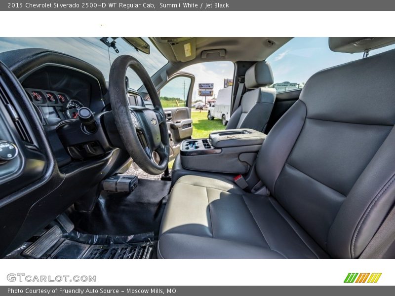 Summit White / Jet Black 2015 Chevrolet Silverado 2500HD WT Regular Cab