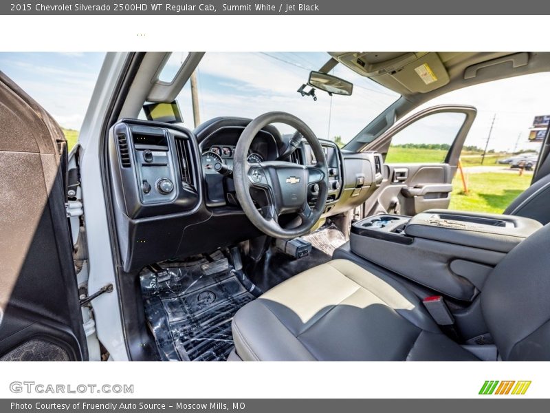 Summit White / Jet Black 2015 Chevrolet Silverado 2500HD WT Regular Cab