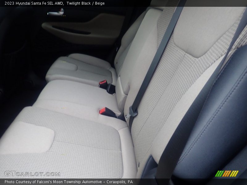 Twilight Black / Beige 2023 Hyundai Santa Fe SEL AWD