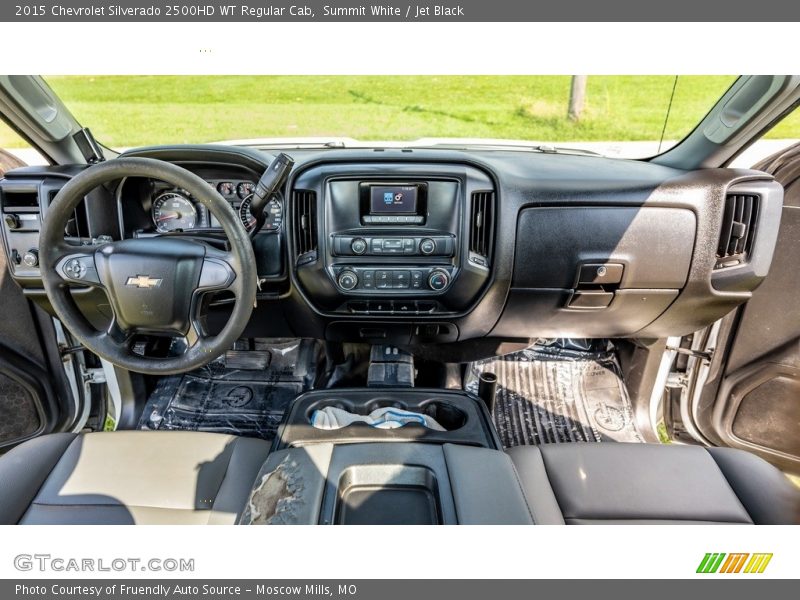Summit White / Jet Black 2015 Chevrolet Silverado 2500HD WT Regular Cab