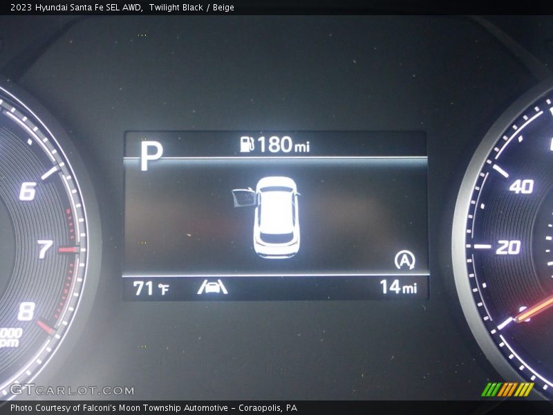Twilight Black / Beige 2023 Hyundai Santa Fe SEL AWD