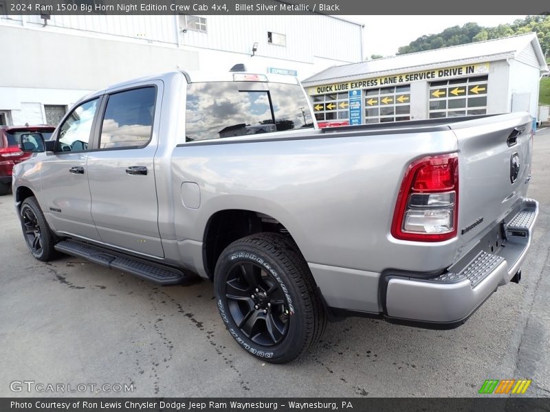 Billet Silver Metallic / Black 2024 Ram 1500 Big Horn Night Edition Crew Cab 4x4