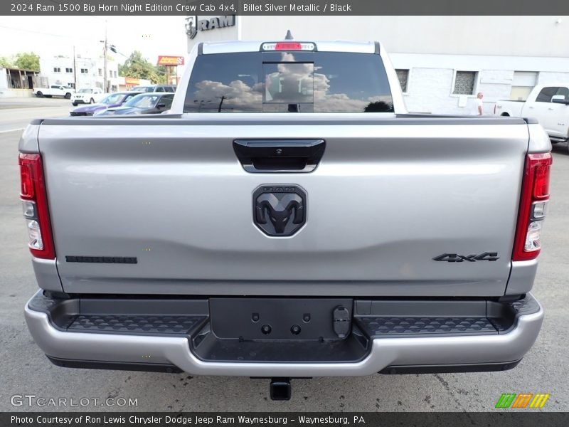 Billet Silver Metallic / Black 2024 Ram 1500 Big Horn Night Edition Crew Cab 4x4