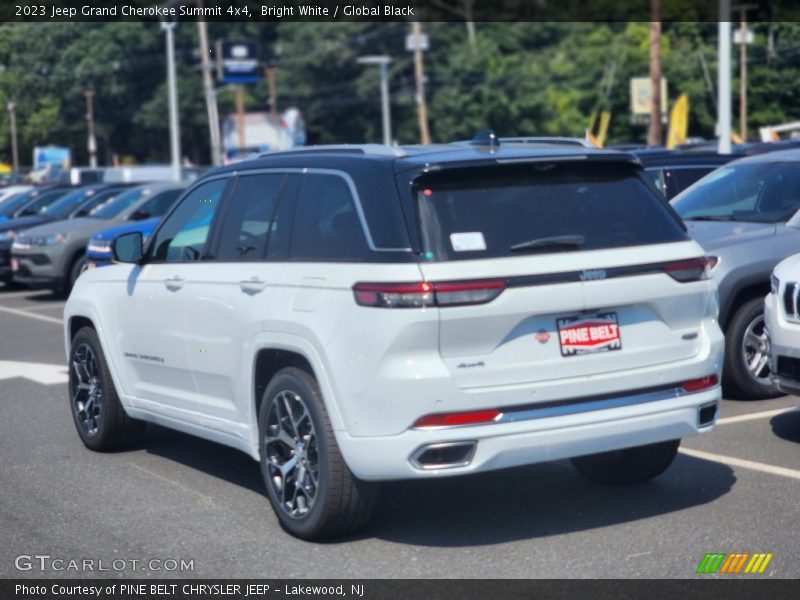 Bright White / Global Black 2023 Jeep Grand Cherokee Summit 4x4