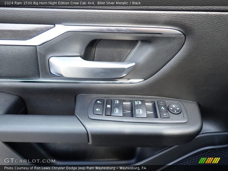 Billet Silver Metallic / Black 2024 Ram 1500 Big Horn Night Edition Crew Cab 4x4