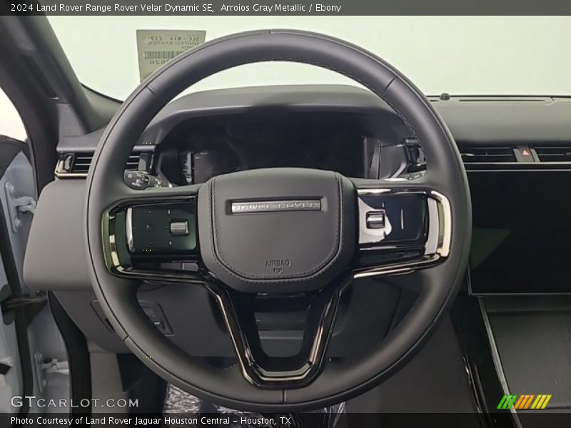  2024 Range Rover Velar Dynamic SE Steering Wheel