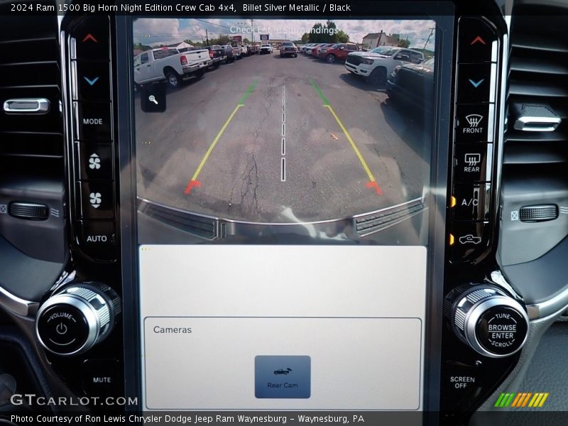Billet Silver Metallic / Black 2024 Ram 1500 Big Horn Night Edition Crew Cab 4x4