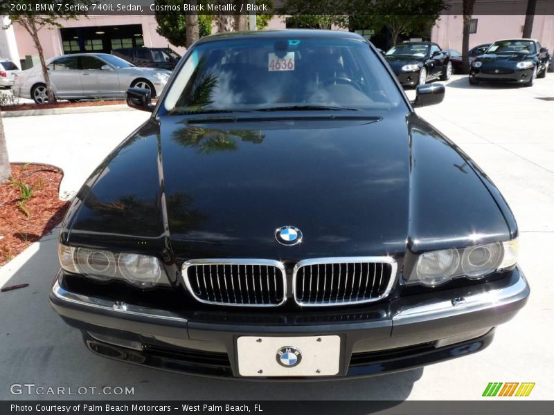 Cosmos Black Metallic / Black 2001 BMW 7 Series 740iL Sedan
