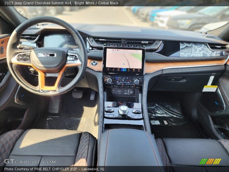 Bright White / Global Black 2023 Jeep Grand Cherokee Summit 4x4