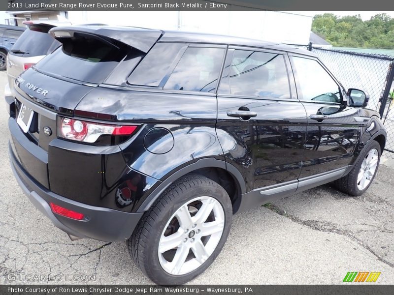 Santorini Black Metallic / Ebony 2013 Land Rover Range Rover Evoque Pure