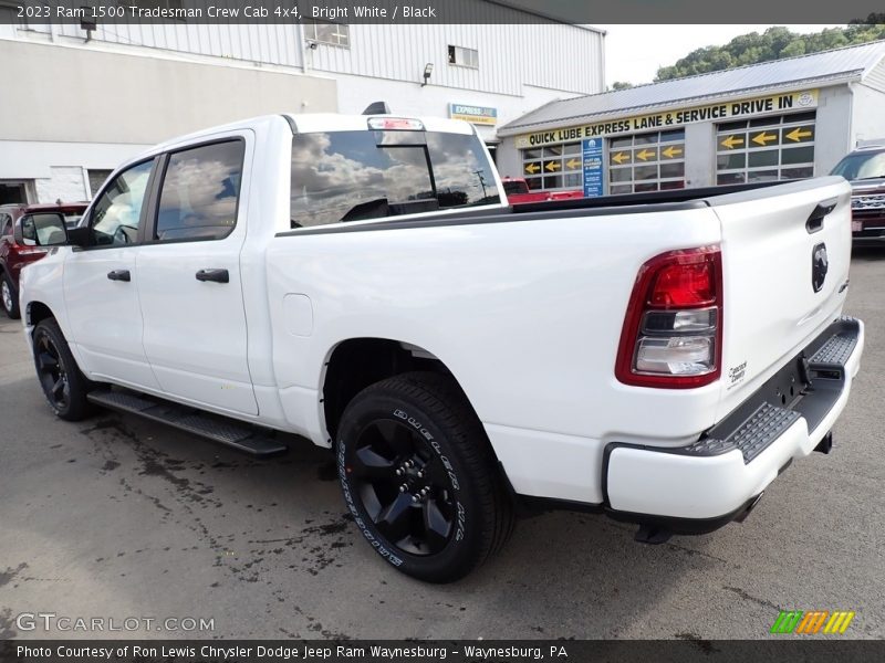 Bright White / Black 2023 Ram 1500 Tradesman Crew Cab 4x4