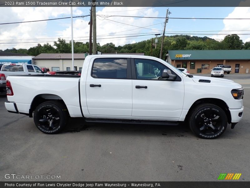 Bright White / Black 2023 Ram 1500 Tradesman Crew Cab 4x4