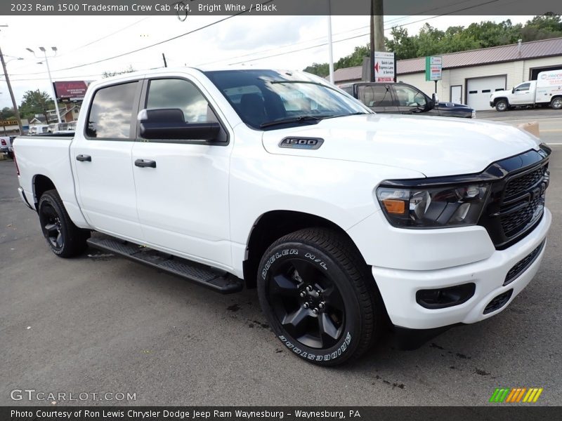 Bright White / Black 2023 Ram 1500 Tradesman Crew Cab 4x4