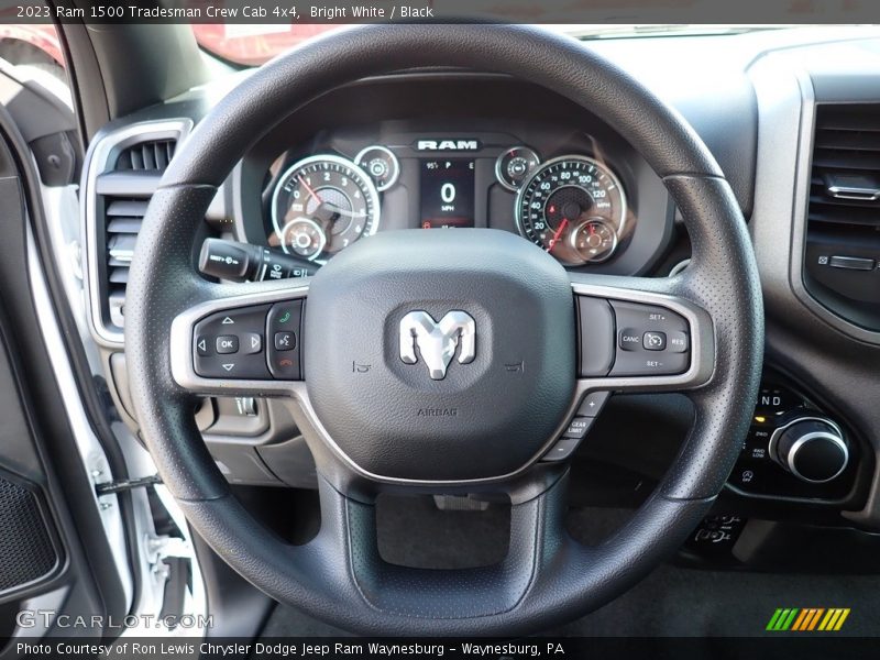 Bright White / Black 2023 Ram 1500 Tradesman Crew Cab 4x4