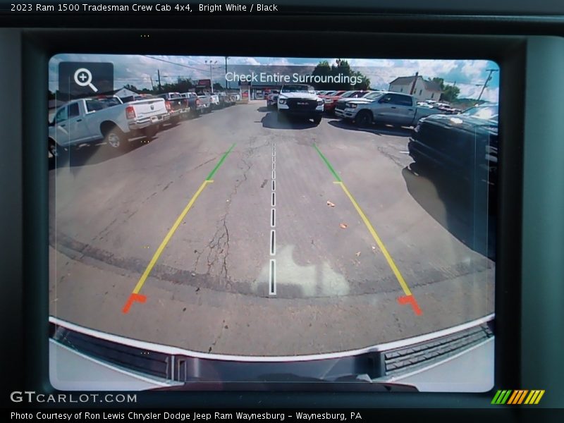 Bright White / Black 2023 Ram 1500 Tradesman Crew Cab 4x4