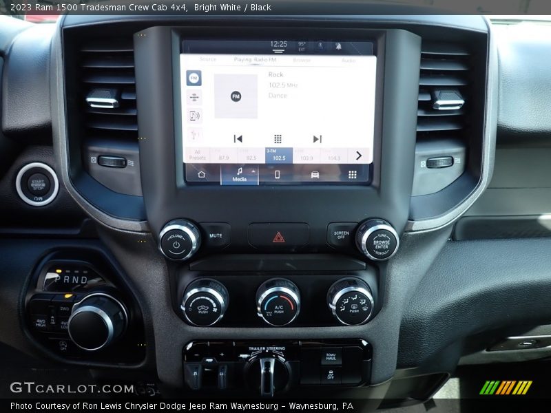 Bright White / Black 2023 Ram 1500 Tradesman Crew Cab 4x4