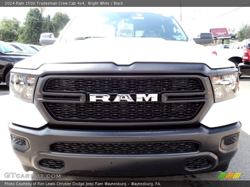 Bright White / Black 2024 Ram 1500 Tradesman Crew Cab 4x4