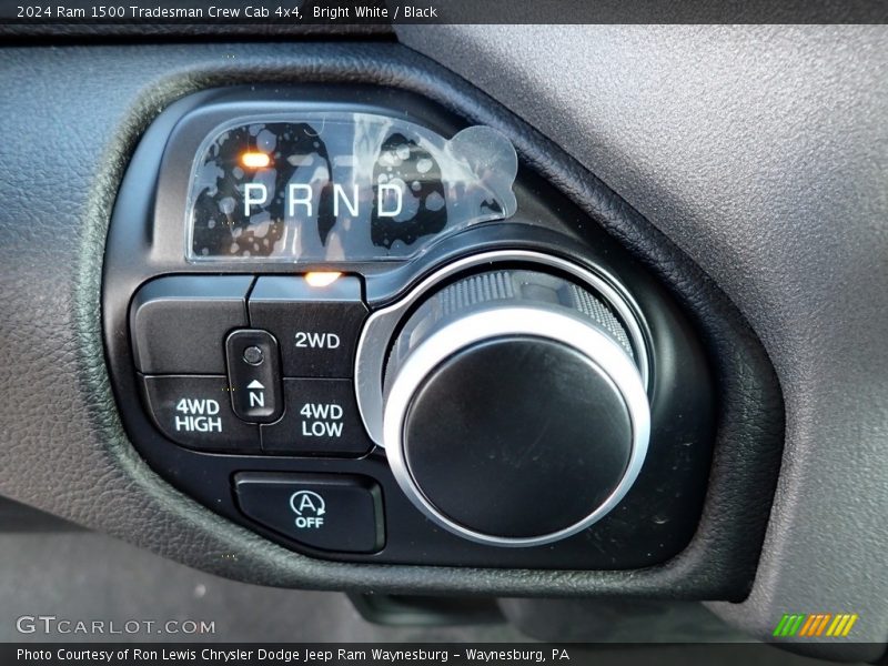 Bright White / Black 2024 Ram 1500 Tradesman Crew Cab 4x4