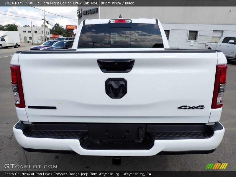 Bright White / Black 2024 Ram 1500 Big Horn Night Edition Crew Cab 4x4