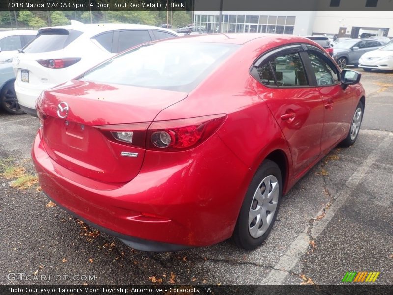 Soul Red Metallic / Black 2018 Mazda MAZDA3 Sport 4 Door