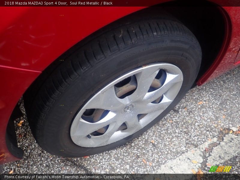 Soul Red Metallic / Black 2018 Mazda MAZDA3 Sport 4 Door