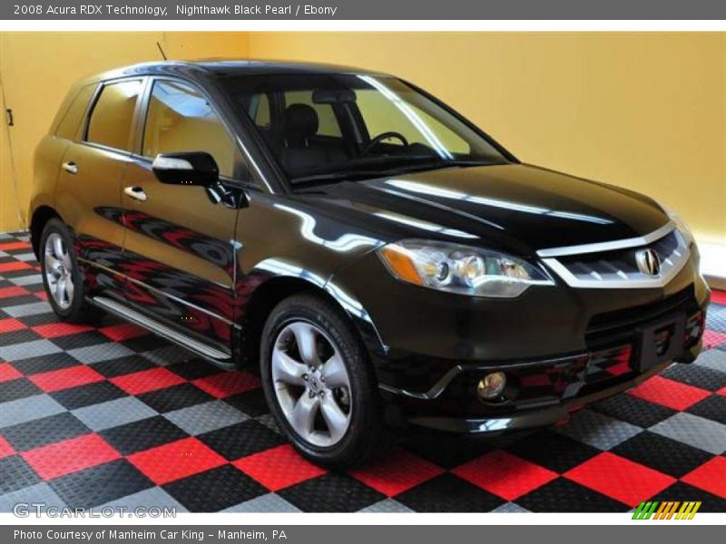 Nighthawk Black Pearl / Ebony 2008 Acura RDX Technology