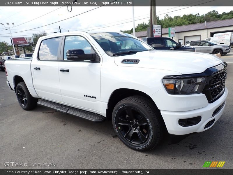 Bright White / Black 2024 Ram 1500 Big Horn Night Edition Crew Cab 4x4