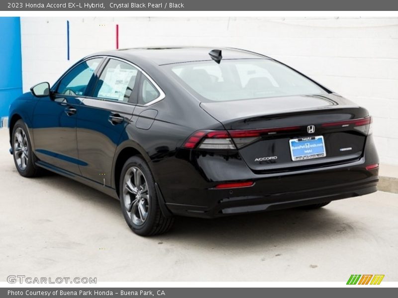 Crystal Black Pearl / Black 2023 Honda Accord EX-L Hybrid