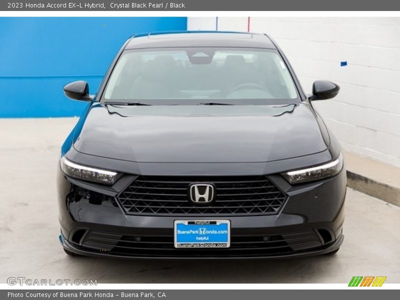 Crystal Black Pearl / Black 2023 Honda Accord EX-L Hybrid