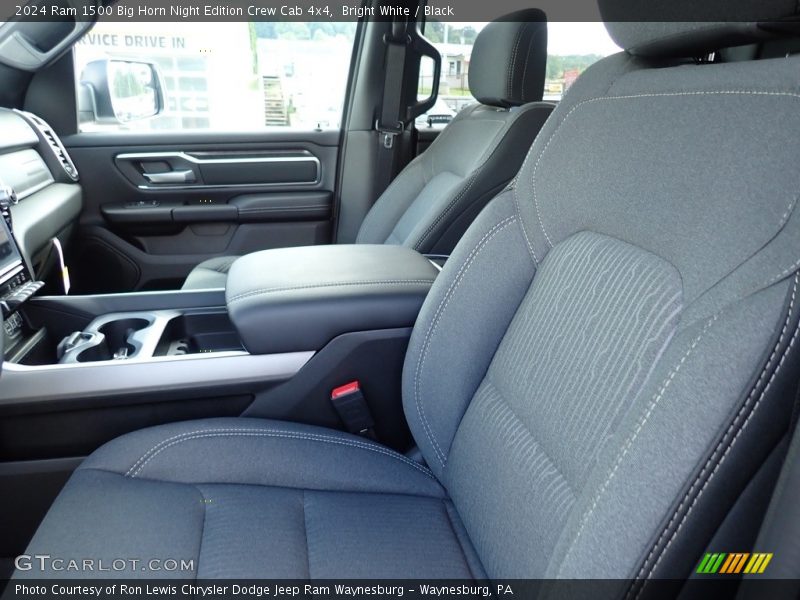 Bright White / Black 2024 Ram 1500 Big Horn Night Edition Crew Cab 4x4