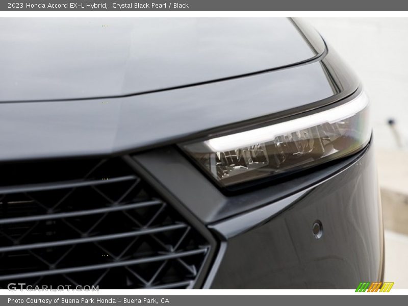 Crystal Black Pearl / Black 2023 Honda Accord EX-L Hybrid