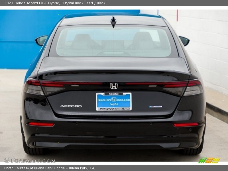 Crystal Black Pearl / Black 2023 Honda Accord EX-L Hybrid