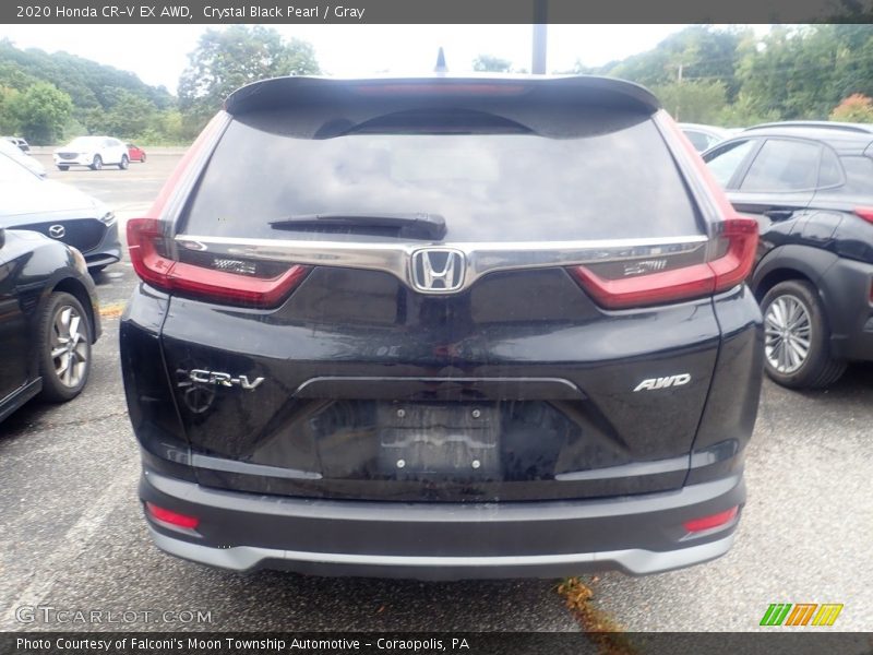 Crystal Black Pearl / Gray 2020 Honda CR-V EX AWD