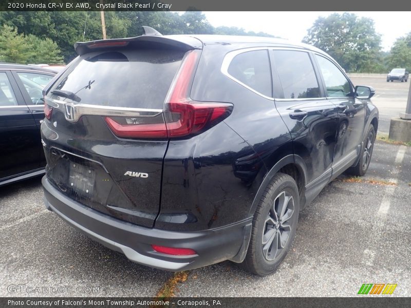 Crystal Black Pearl / Gray 2020 Honda CR-V EX AWD