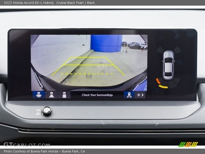 Crystal Black Pearl / Black 2023 Honda Accord EX-L Hybrid