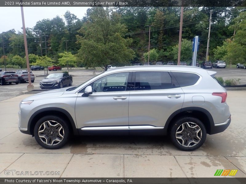  2023 Santa Fe Limited AWD Shimmering Silver Pearl