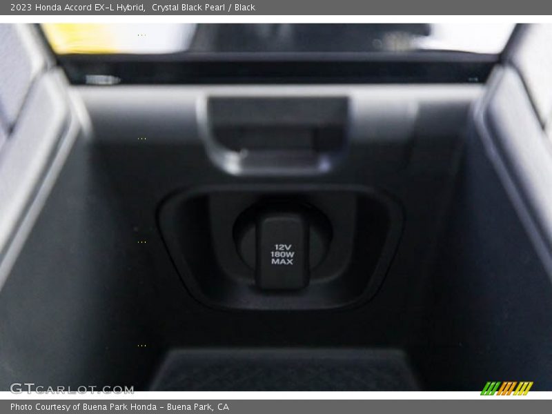 Crystal Black Pearl / Black 2023 Honda Accord EX-L Hybrid