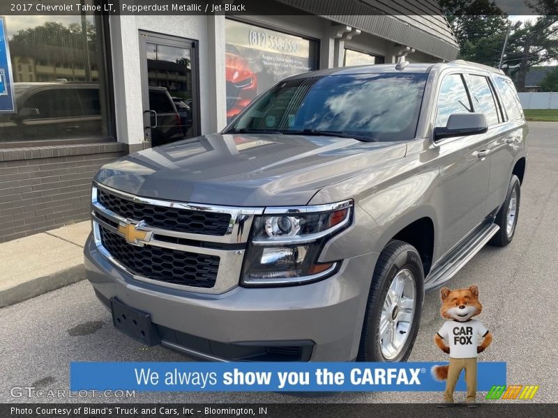 Pepperdust Metallic / Jet Black 2017 Chevrolet Tahoe LT