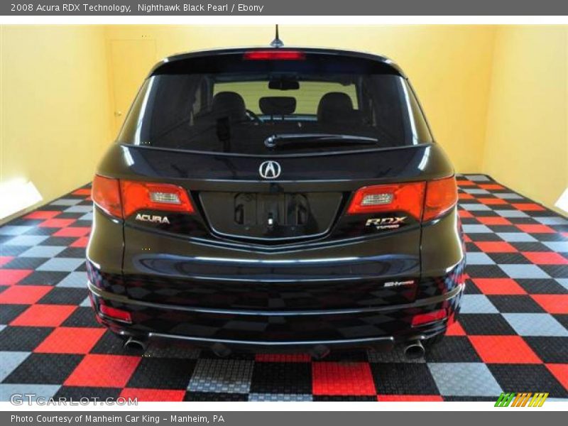 Nighthawk Black Pearl / Ebony 2008 Acura RDX Technology