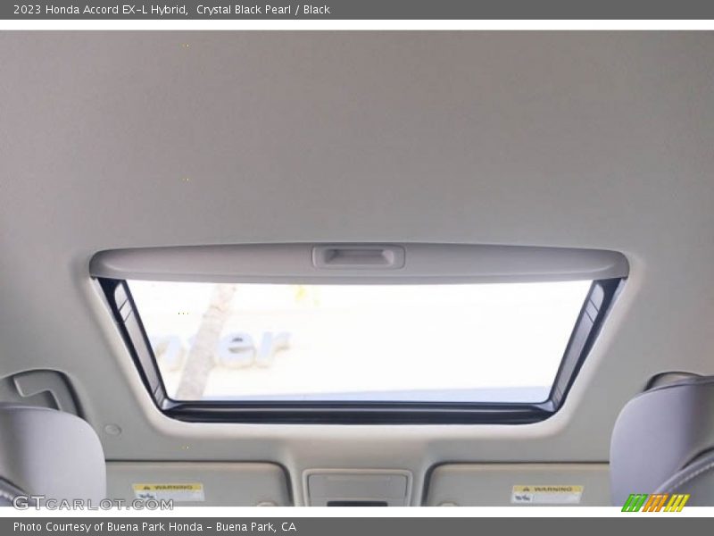 Sunroof of 2023 Accord EX-L Hybrid