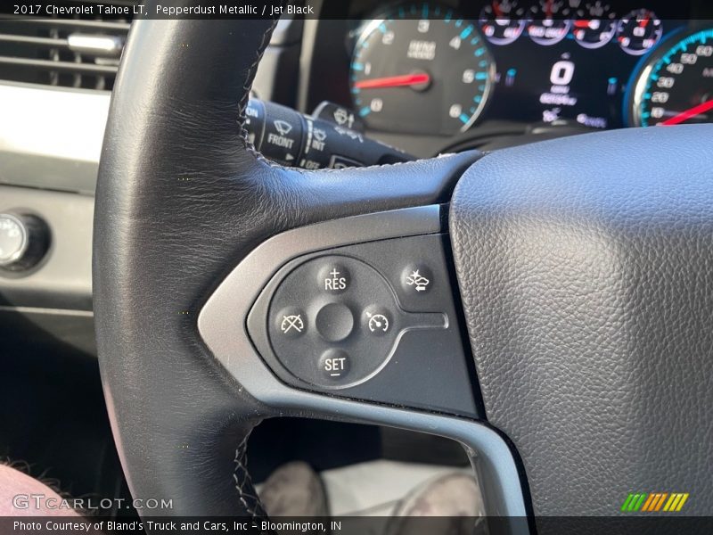 Pepperdust Metallic / Jet Black 2017 Chevrolet Tahoe LT