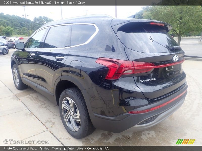 Twilight Black / Gray 2023 Hyundai Santa Fe SEL AWD